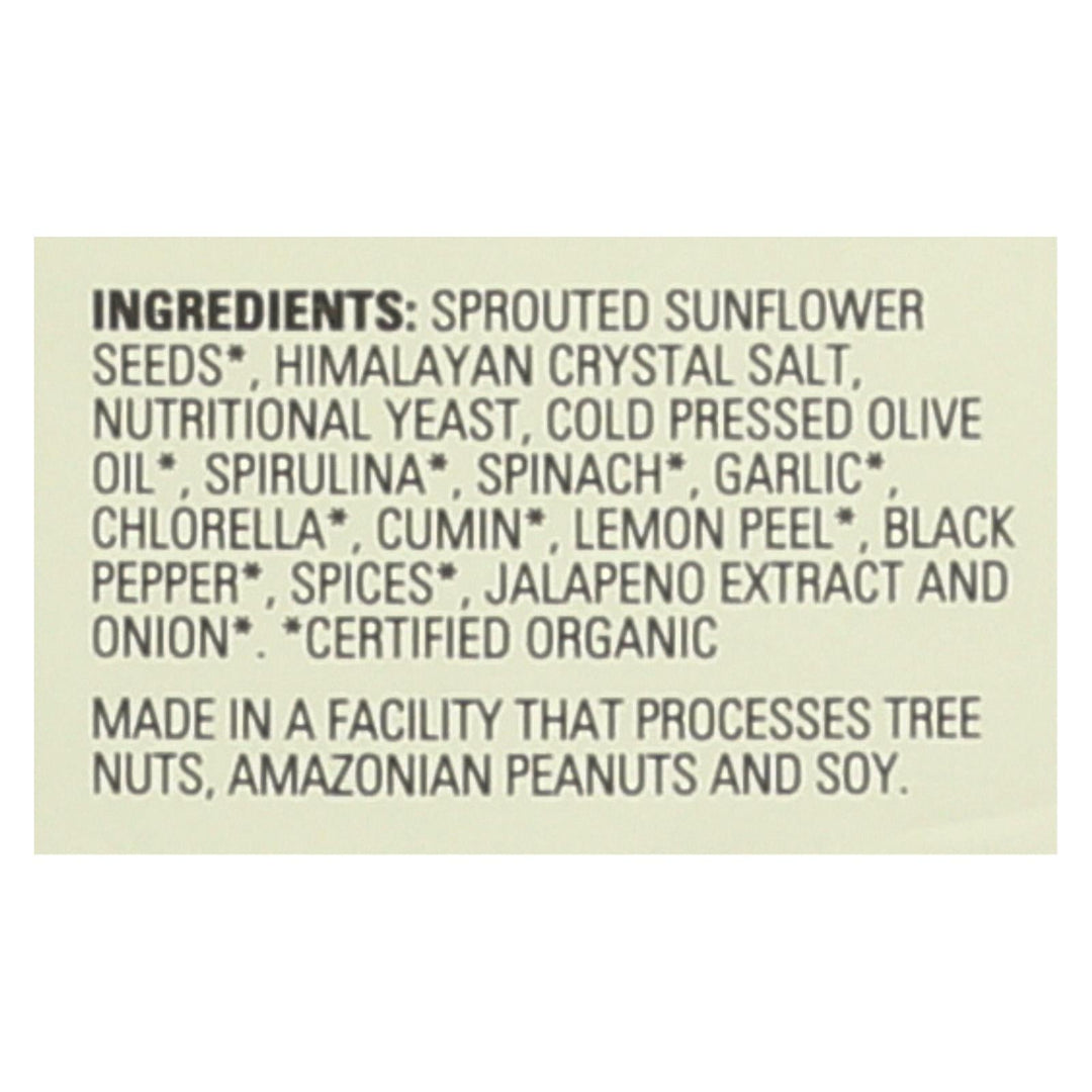 Living Intentions Organic Sprouted Seeds - Sunflower And Greens - Case Of 6 - 8 Oz. - Maras Green