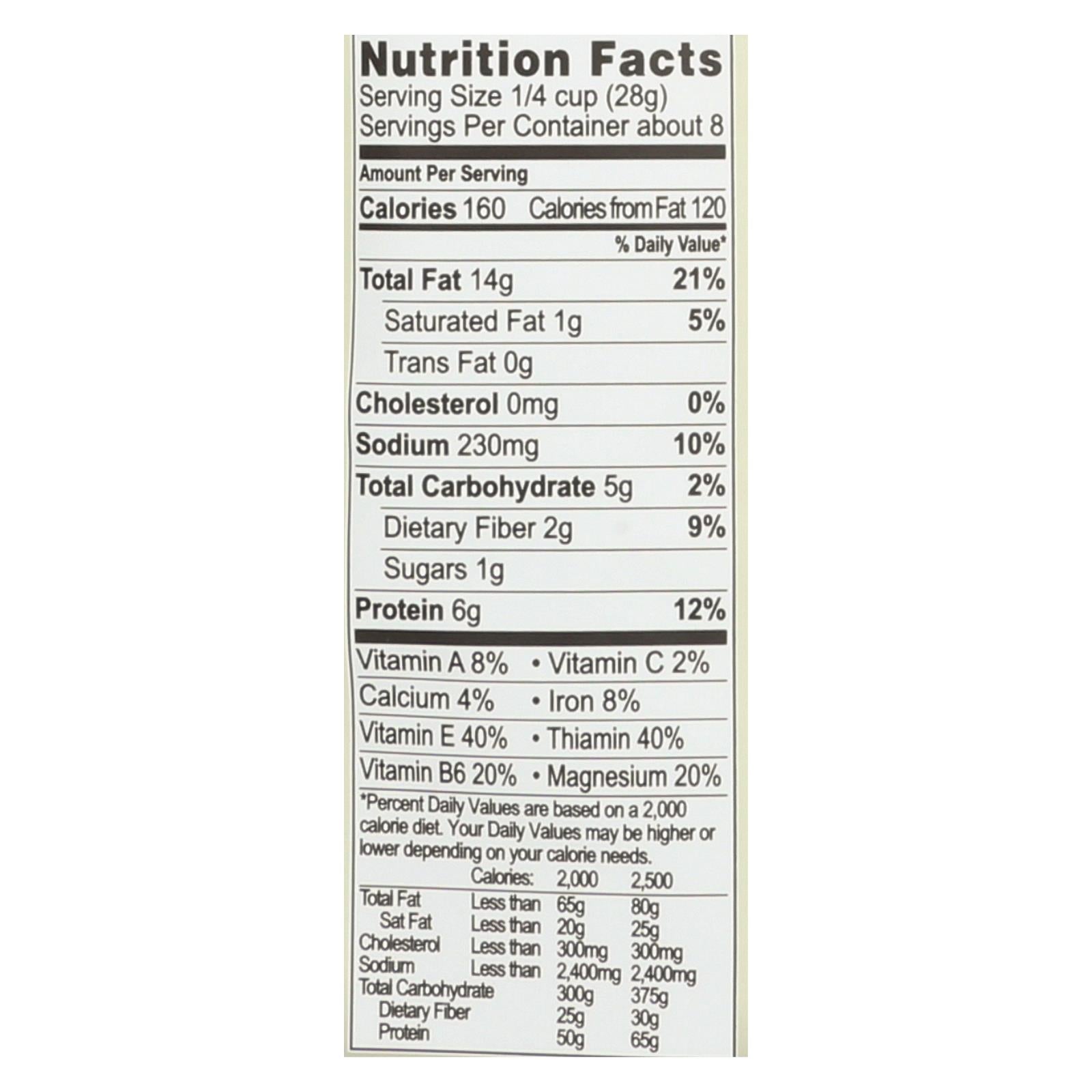 Living Intentions Organic Sprouted Seeds - Sunflower And Greens - Case Of 6 - 8 Oz. - Maras Green