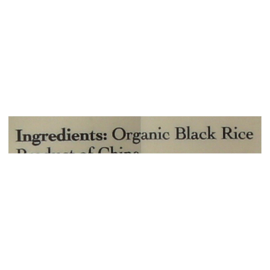 Lotus Foods Heirloom Forbidden Rice - Case Of 6 - 15 Oz. - Maras Green