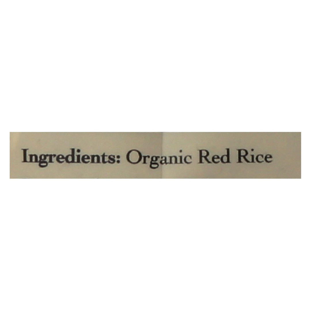 Lotus Foods Heriloom Bhutan Red Rice - Case Of 6 - 15 Oz. - Maras Green