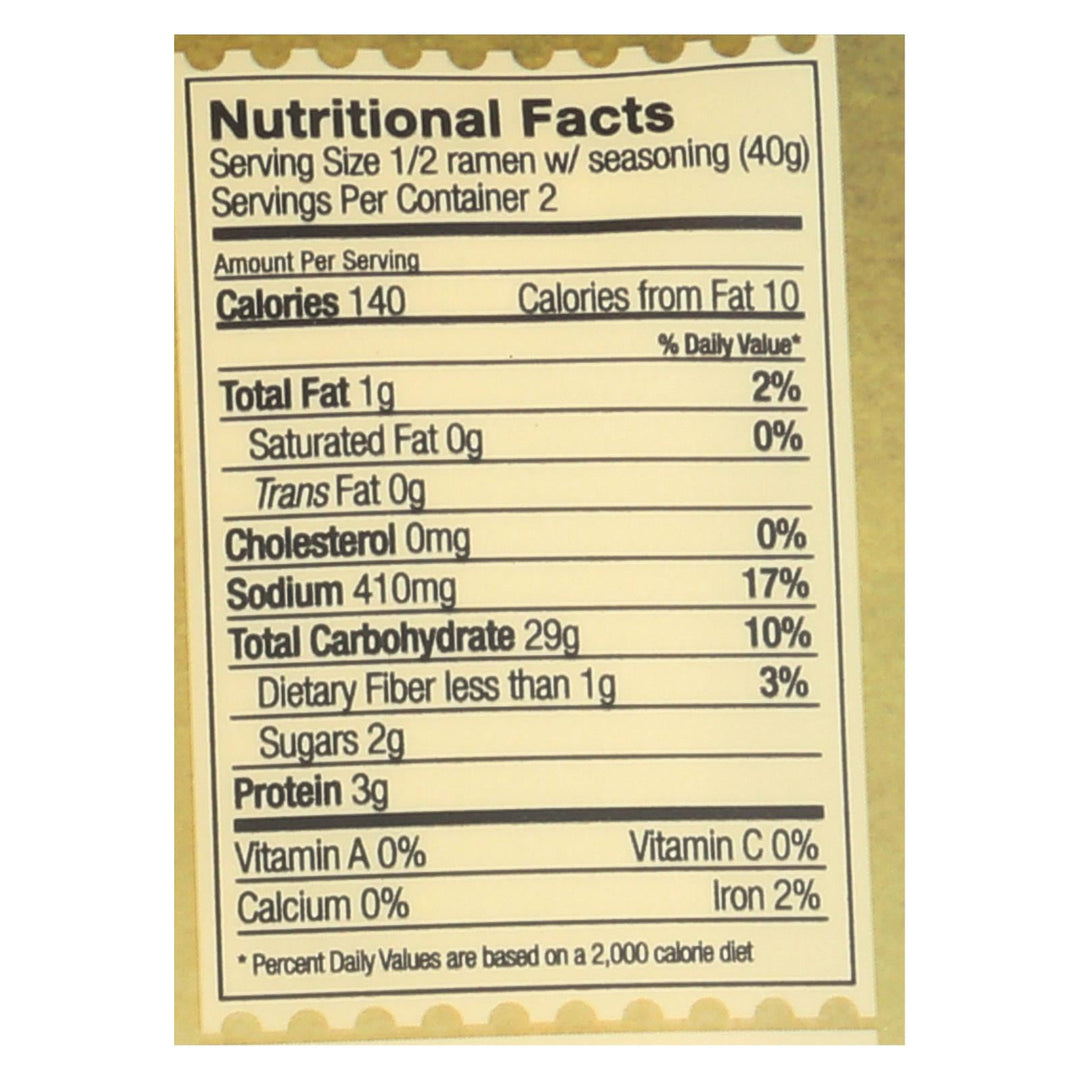 Lotus Foods Ramen - Organic - Jade Pearl Rice - With Miso Soup - 2.8 Oz - Case Of 10 - Maras Green