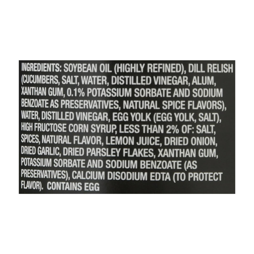 Louisiana Tartar Sauce - Case Of 12 - 10.5 Oz - Maras Green