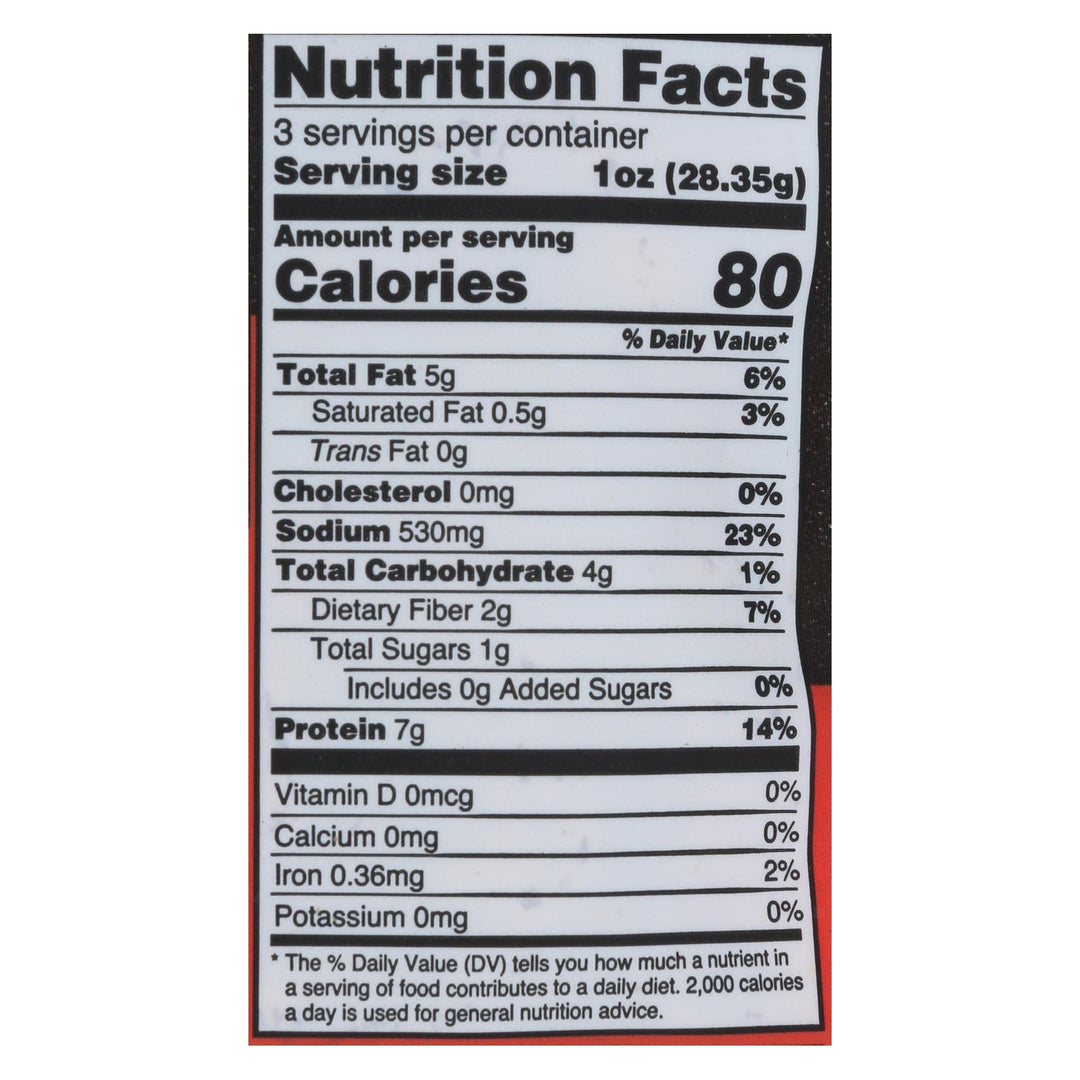 Louisville Vegan Jerky - Jerky Vegan Pepperoni - Case Of 10 - 3 Oz - Maras Green