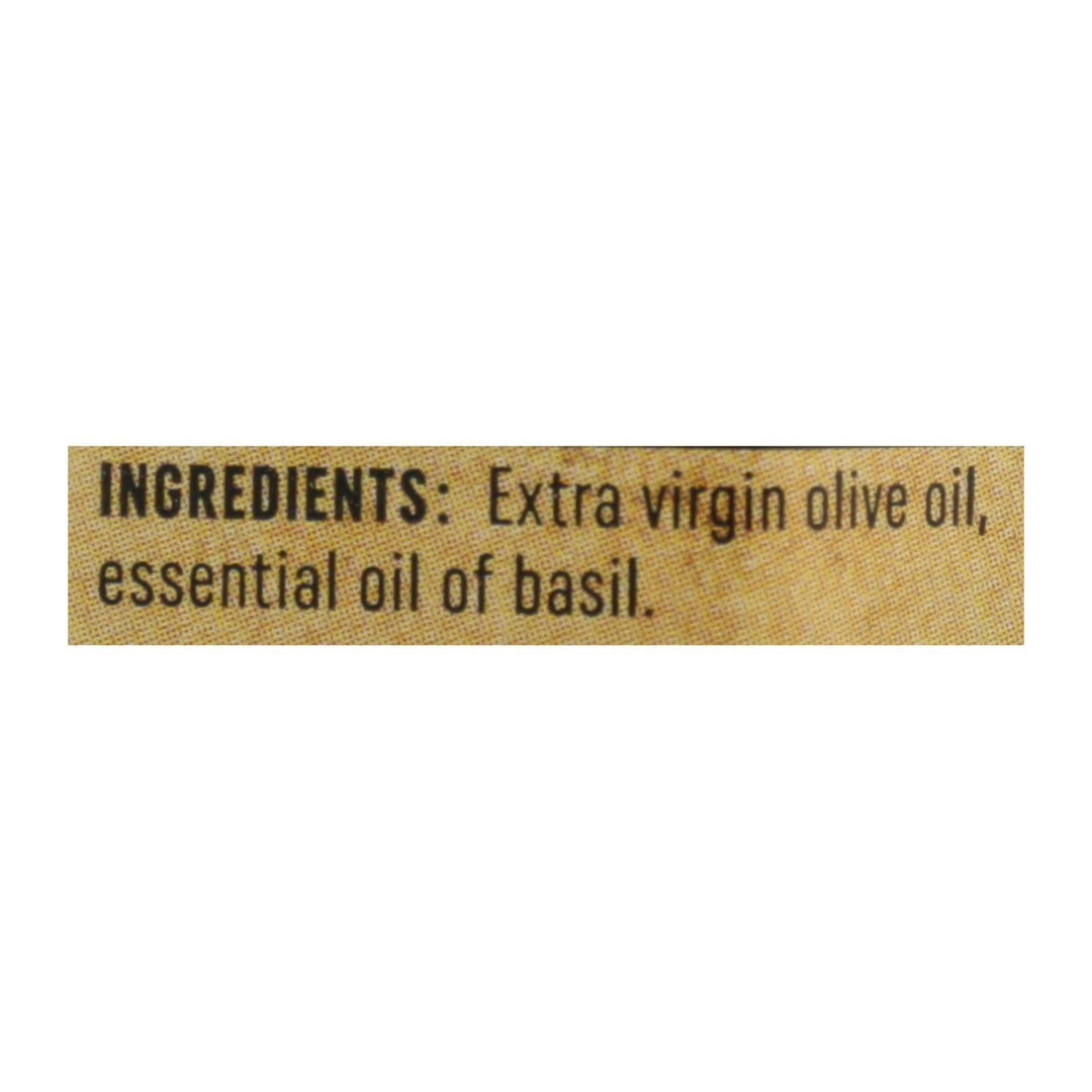 Lucini Italia Extra Virgin Tuscan Basil Olive Oil - Case Of 6 - 8.5 Fl Oz - Maras Green