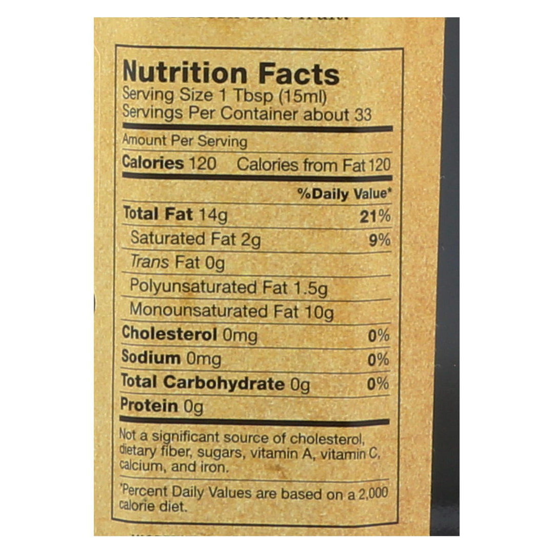 Lucini Italia Premium Select Extra Virgin Olive Oil - Case Of 6 - 17 Fl Oz. - Maras Green