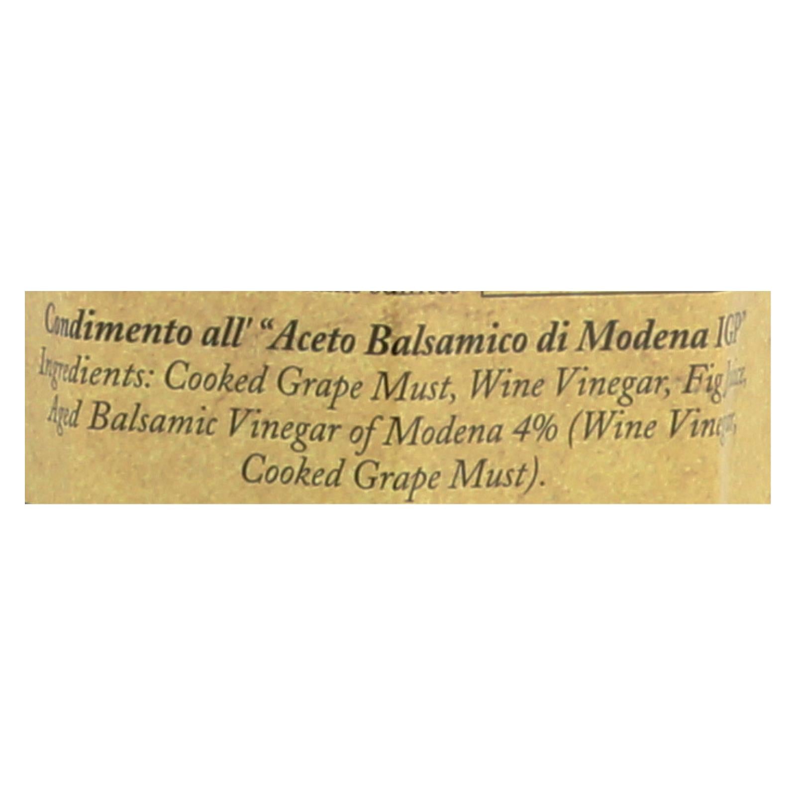 Lucini Italia Savory Fig Balsamic Artisan Vinegar - Case Of 6 - 8.5 Fl Oz. - Maras Green