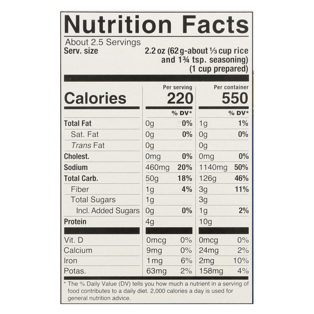 Lundberg Family Farms - Rice And Seasoning Mix - White Rice Pilaf - Case Of 6 - 5.50 Oz. - Maras Green