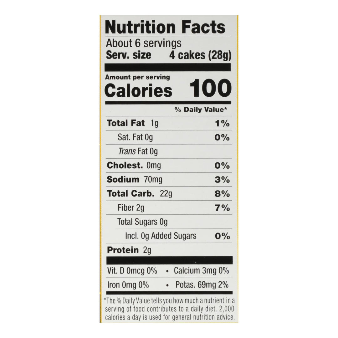 Lundberg Family Farms - Rice Ck Black Pepp Thin - Case Of 6 - 6 Oz - Maras Green