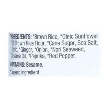 Lundberg Family Farms - Rice Ck Mini Ginger Swd - Case Of 6 - 5 Oz - Maras Green