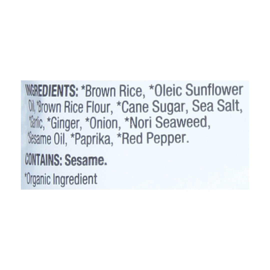 Lundberg Family Farms - Rice Ck Mini Ginger Swd - Case Of 6 - 5 Oz - Maras Green
