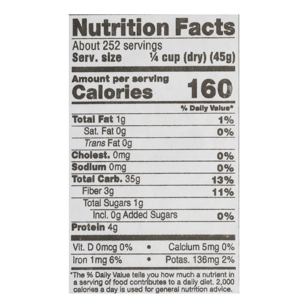 Lundberg Family Farms Wild Blend Whole Grain Brown Rice - Single Bulk Item - 25lb - Maras Green