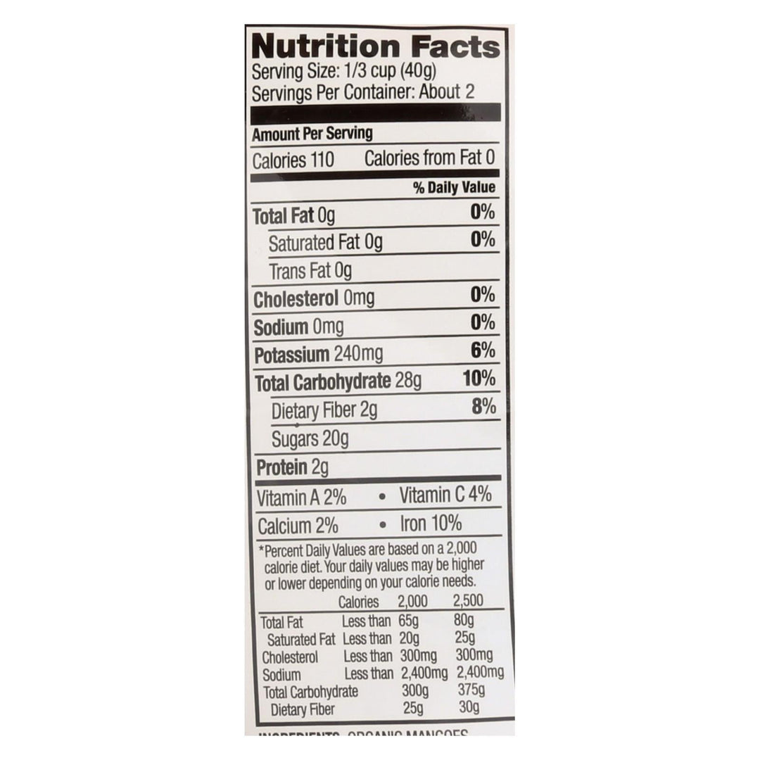 Made In Nature Mangoes Dried Fruit - Case Of 6 - 3 Oz - Maras Green