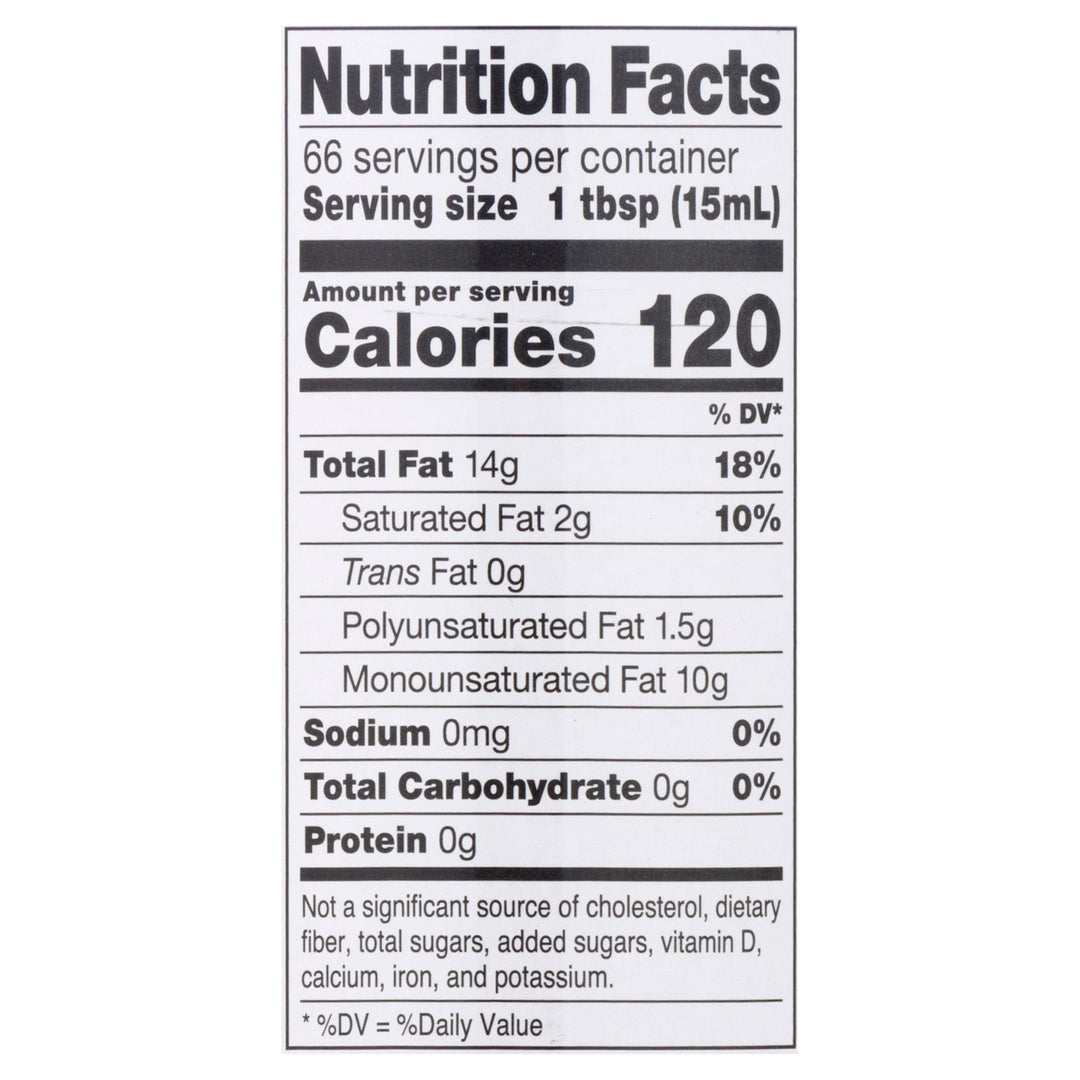 Madhava Honey - Olive Oil Organic Ext Virgin - Case Of 6 - 33.8 Oz - Maras Green