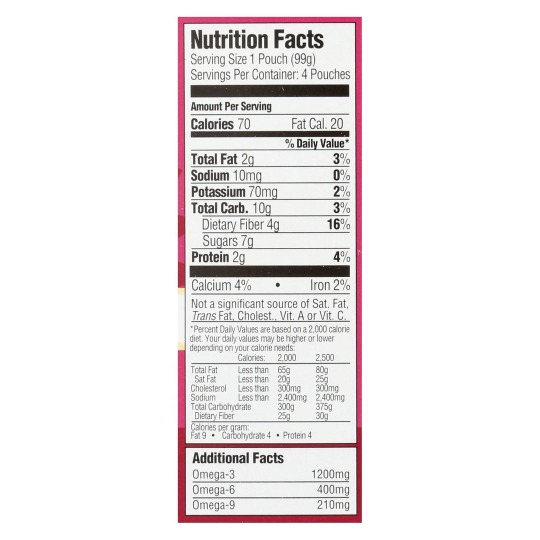 Mamma Chia Organic Squeeze Vitality Snack - Strawberry Banana - Case Of 6 - 3.5 Oz. - Maras Green