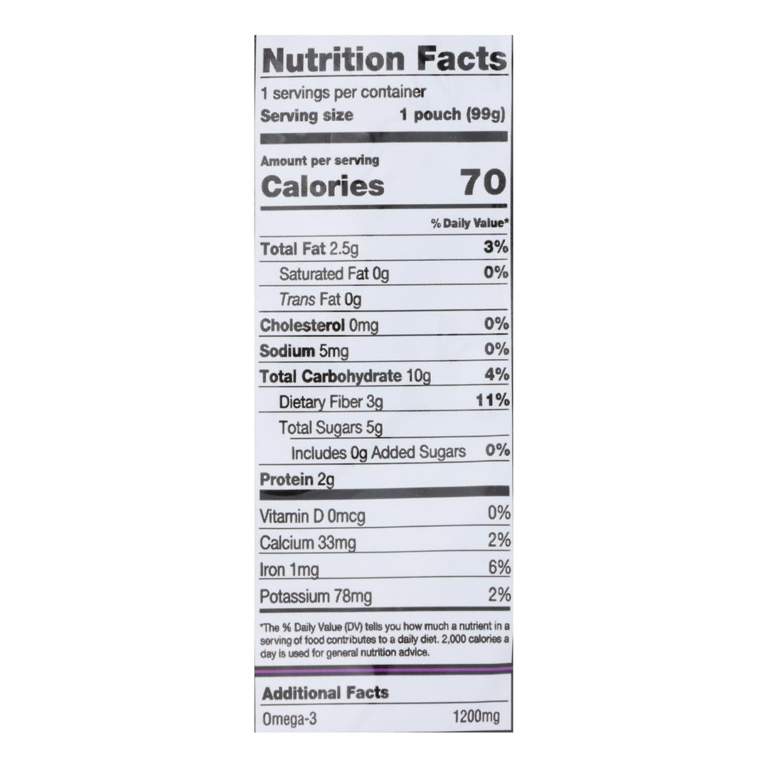 Mamma Chia Squeeze Vitality Snack - Blackberry Bliss - Case Of 16 - 3.5 Oz. - Maras Green