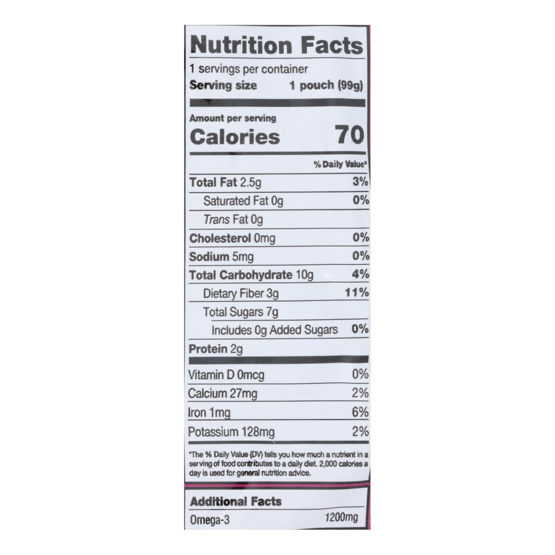 Mamma Chia Squeeze Vitality Snack - Strawberry Banana - Case Of 16 - 3.5 Oz. - Maras Green