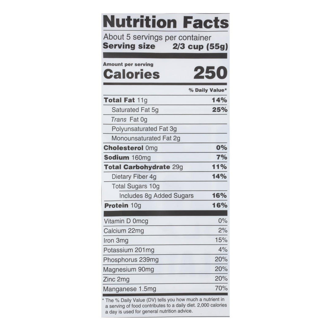 Manitoba Harvest - Granola Hemp Dark Chocolate - Case Of 6 - 10 Oz - Maras Green