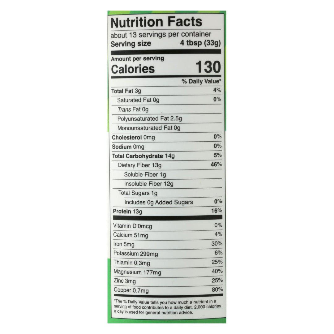 Manitoba Harvest Organic Hemp Pro Fiber - 16 Oz - Maras Green