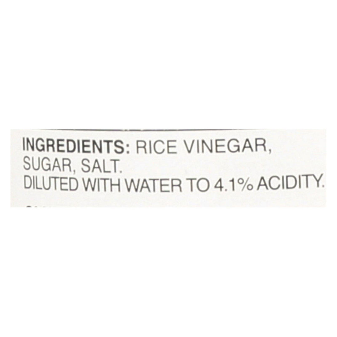 Marukan Seasoned Gourmet - Rice Vinegar - Case Of 6 - 12 Fl Oz. - Maras Green