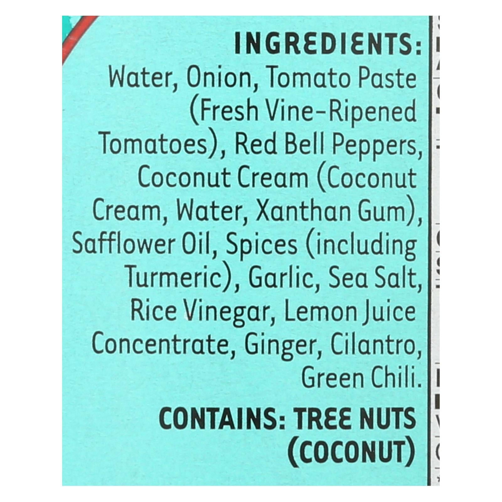 Maya Kaimal Indian Simmer Sauce - Jalfrezi Curry - Case Of 6 - 12.5 Oz. - Maras Green