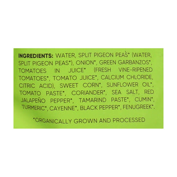 Maya Kaimal - Organic Everyday Dal - Green Garbanzo Corn Coriander - Cs Of 6 - 10 Oz - Maras Green