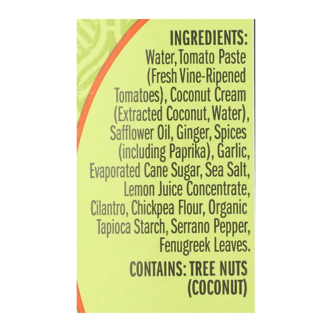 Maya Kaimal - Smmr Sauce Vgn Tikka Masala - Case Of 6 - 12.5 Oz - Maras Green