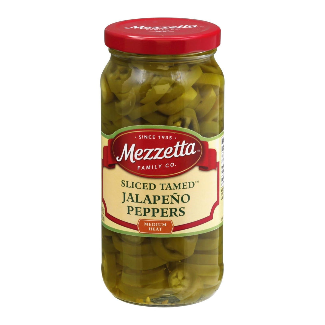 Mezzetta Tamed Diced Jalape?o Peppers - Case Of 6 - 16 Fl Oz. - Maras Green