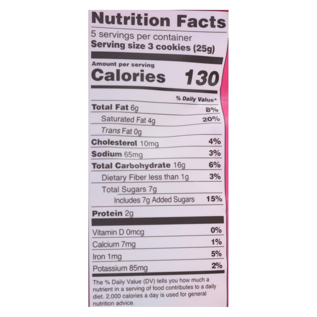 Michel Et Augustin - Cookie Dark Chocolate Ss Shortbread - Case Of 6 - 4.4 Oz - Maras Green