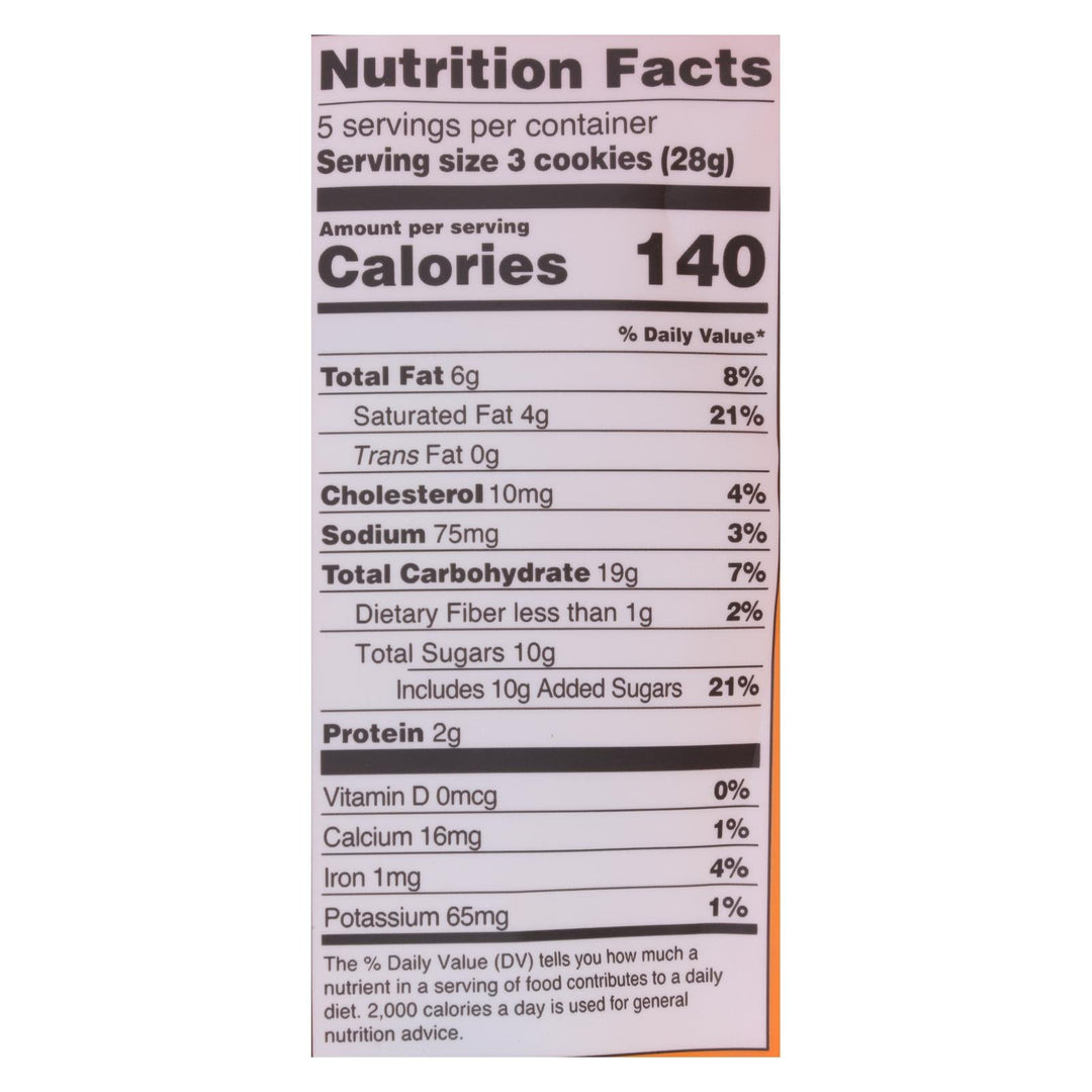 Michel Et Augustin - Cookie Mk Chocolate Caramel Shbrd - Case Of 6 - 4.9 Oz - Maras Green