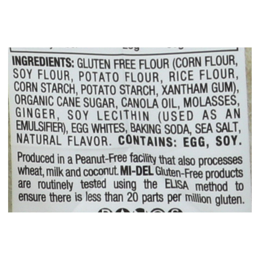 Midel Cookies - Ginger Snaps - Case Of 8 - 8 Oz - Maras Green