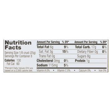 Midel Gluten Free Graham Style Pie Crust - Case Of 12 - 7.1 Oz. - Maras Green