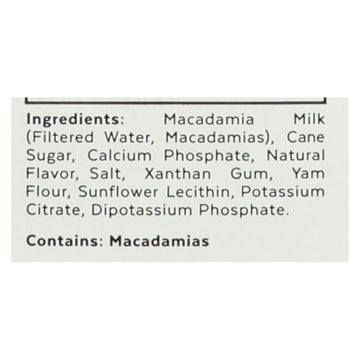 Milkadamia Macadamia Milk In Latte Da Barista - Case Of 6 - 32 Fz - Maras Green