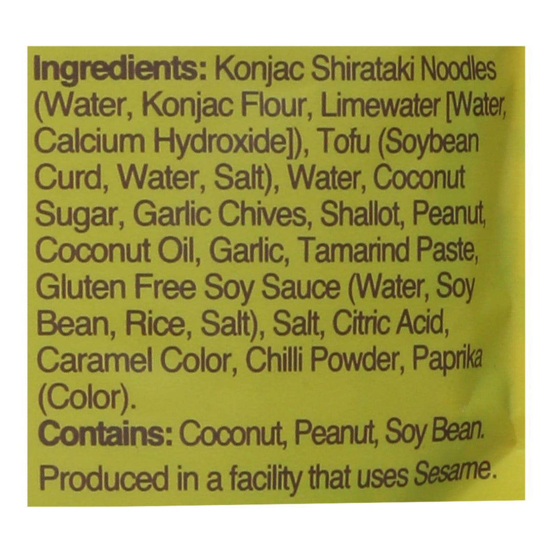 Miracle Noodle - Rte Meal Pad Thai - Case Of 6 - 9.9 Oz - Maras Green