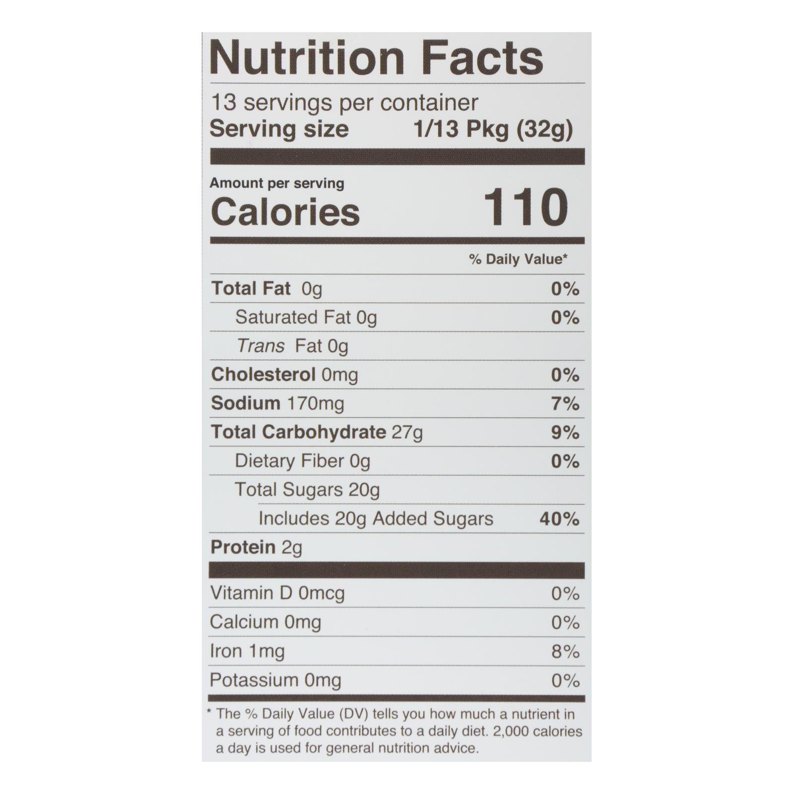 Miss Jones Baking Mix - Brownie - Case Of 6 - 14.67 Oz. - Maras Green