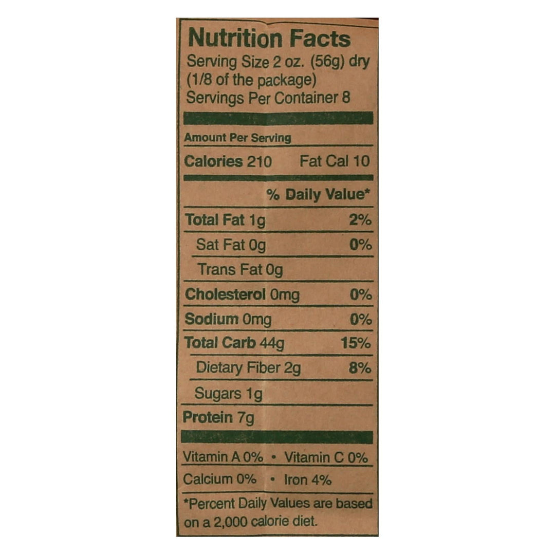 Montebello Organic Pasta - Fusilli - Case Of 12 - 1 Lb. - Maras Green