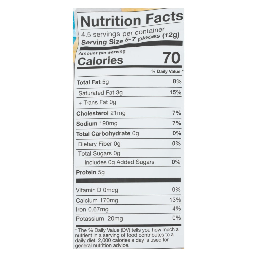 Moon Cheese Gouda Dehydrated Cheese Snack - Case Of 12 - 2 Oz - Maras Green