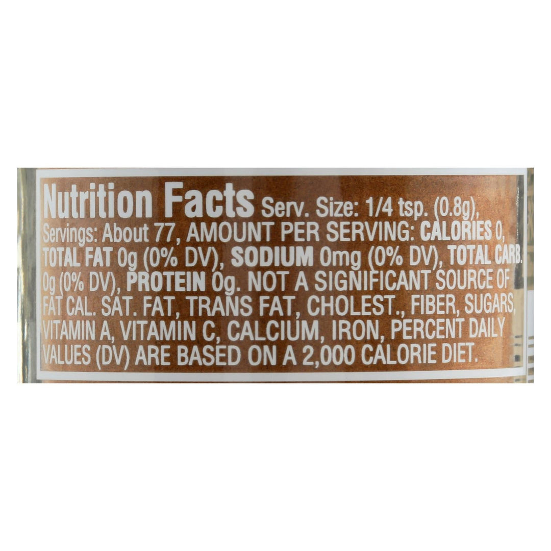 Morton And Bassett Seasoning - Cinnamon - Ground - 2.7 Oz - Case Of 3 - Maras Green