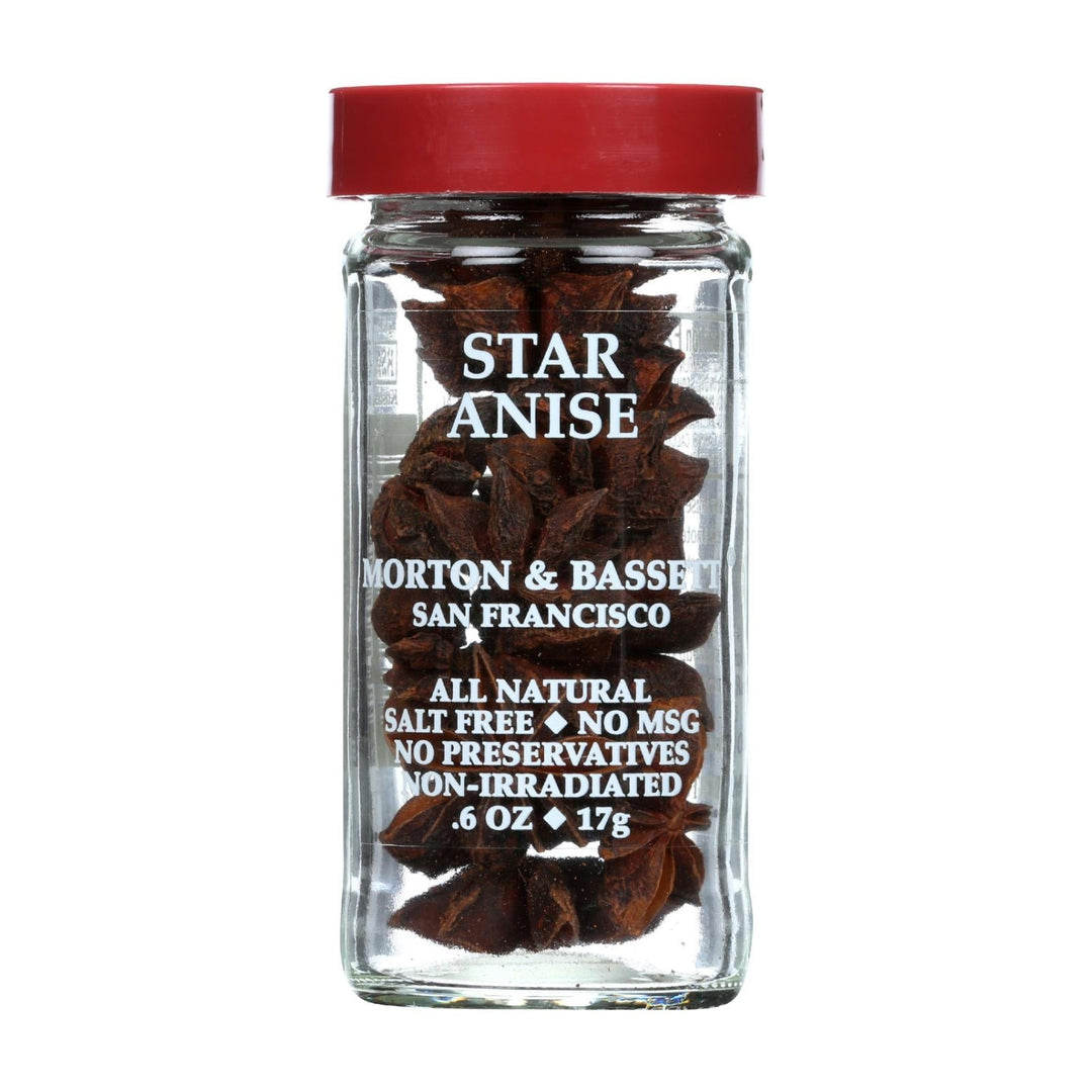 Morton And Bassett Seasoning - Star Anise - .6 Oz - Case Of 3 - Maras Green