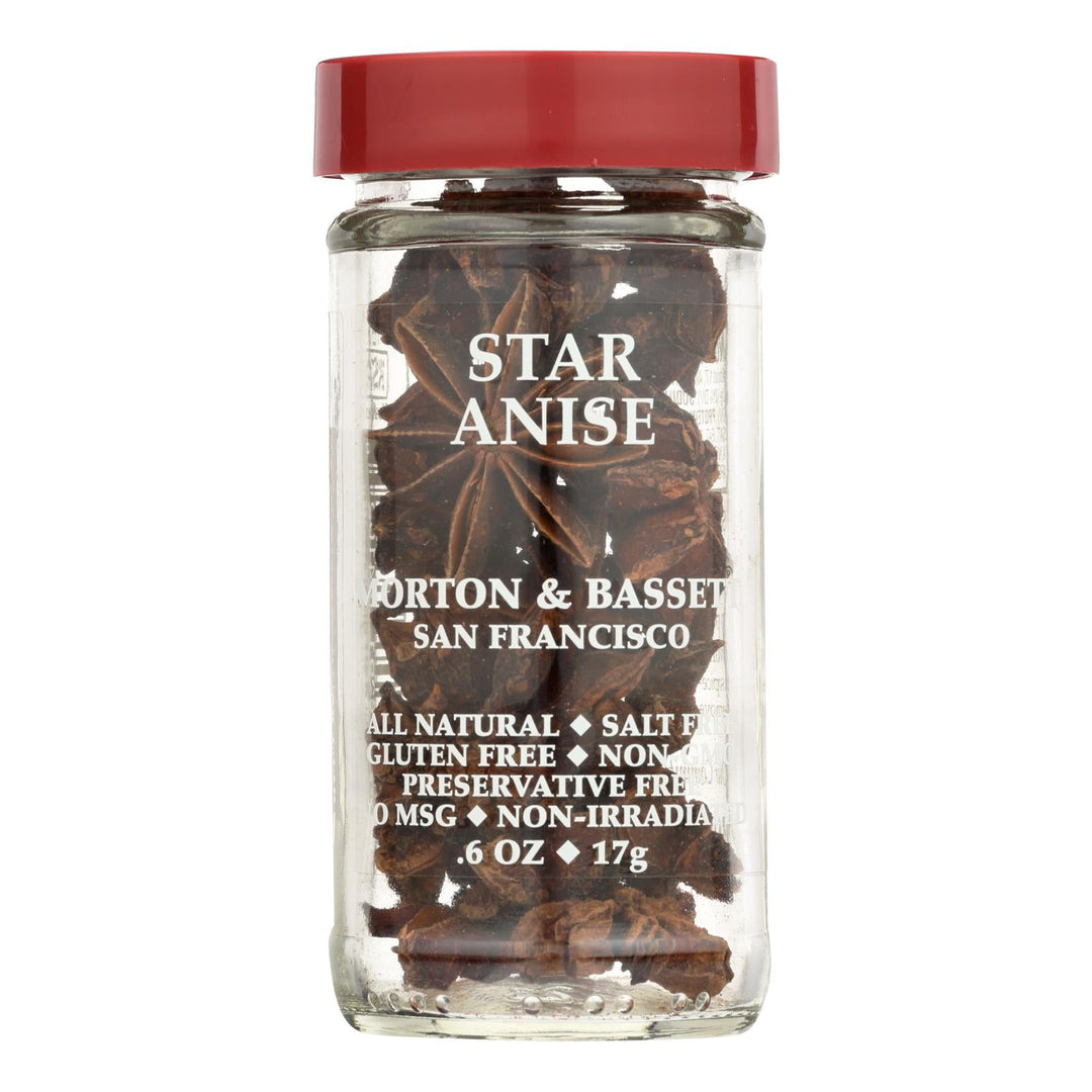 Morton And Bassett Seasoning - Star Anise - .6 Oz - Case Of 3 - Maras Green