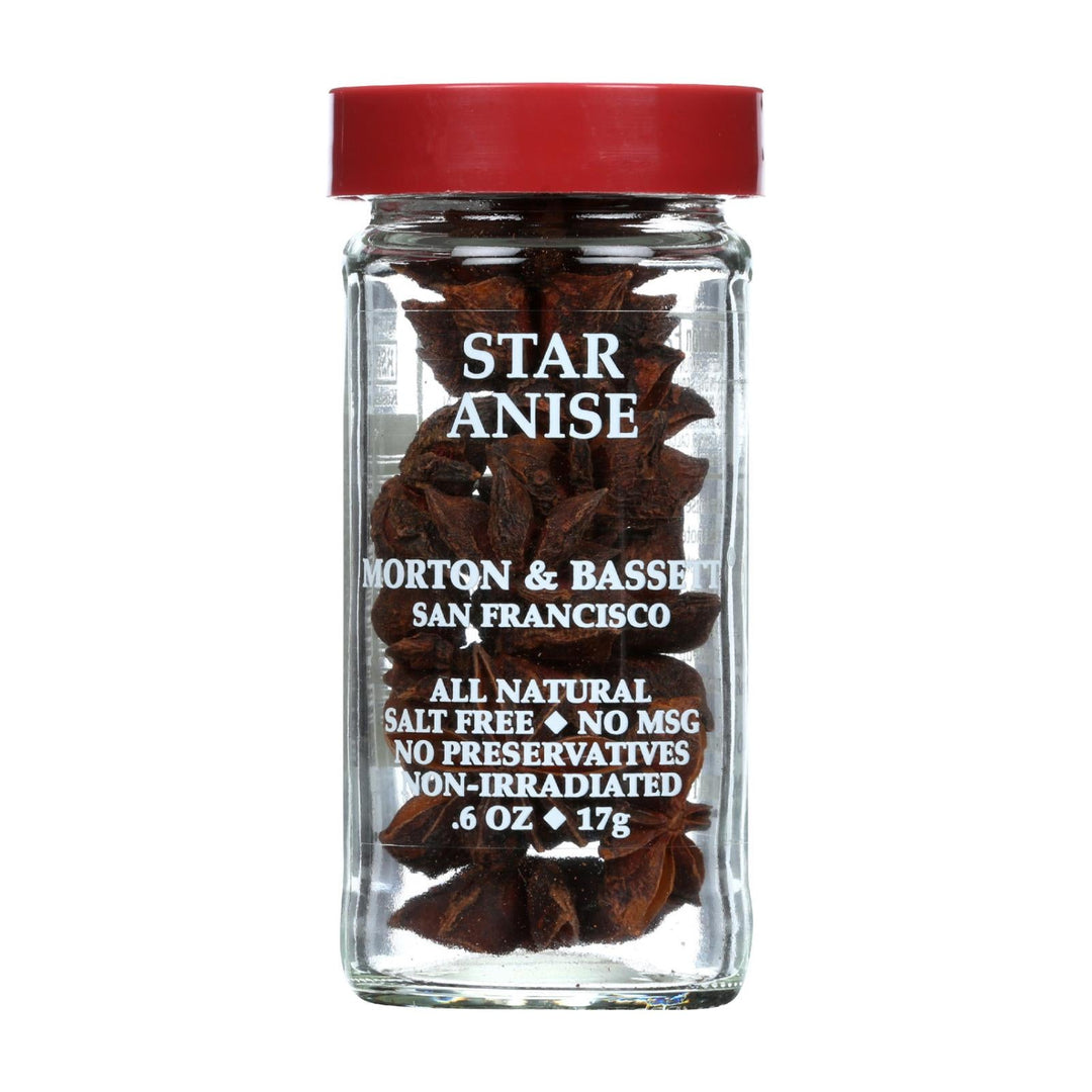 Morton And Bassett Seasoning - Star Anise - .6 Oz - Case Of 3 - Maras Green