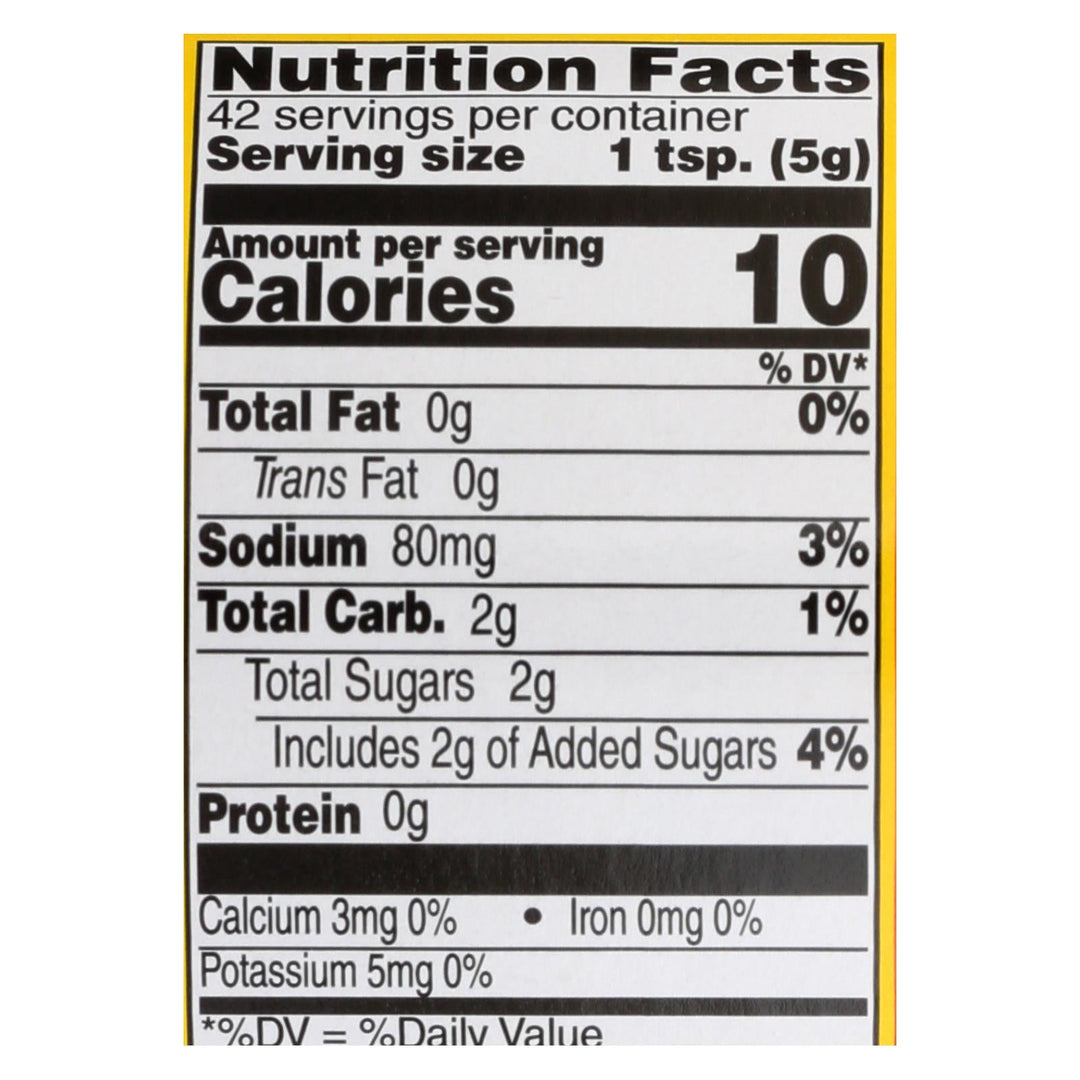 Mr. Mustard Sweet Hot Mister Mustard - Case Of 6 - 7.5 Oz - Maras Green