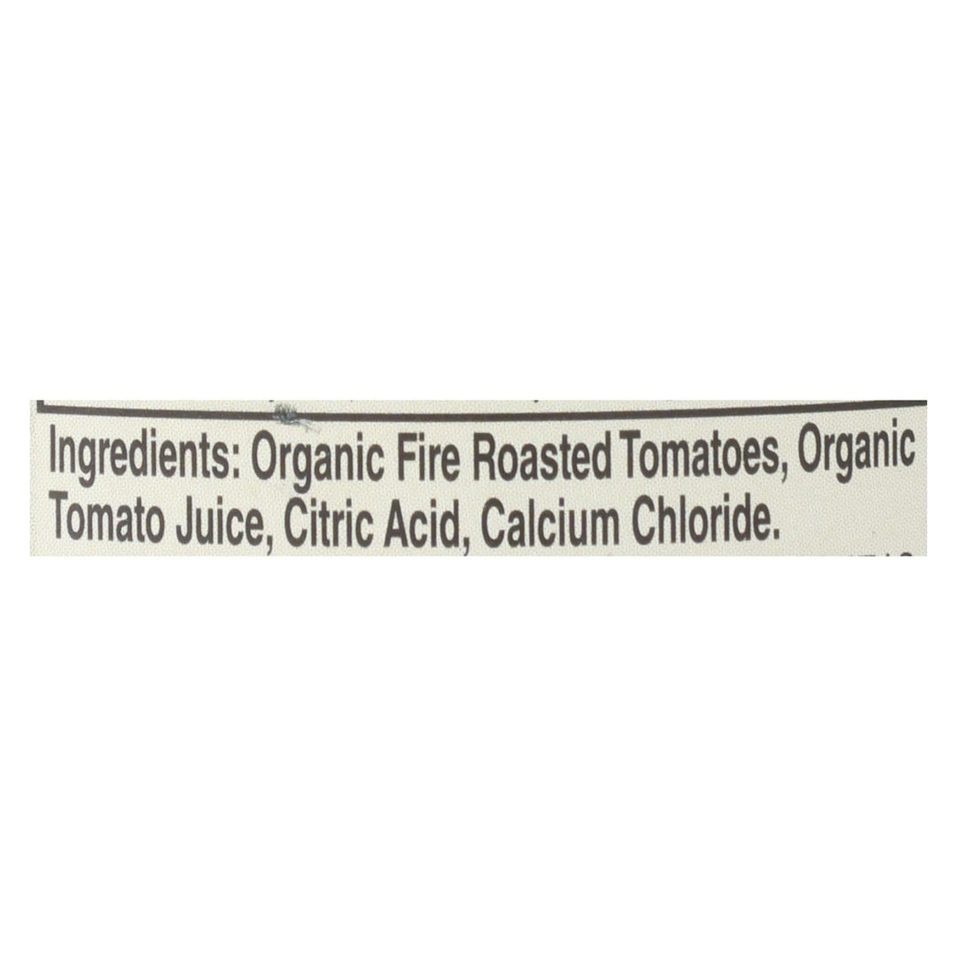 Muir Glen Diced Fire Roasted Tomato No Salt - Tomato - Case Of 12 - 14.5 Oz. - Maras Green