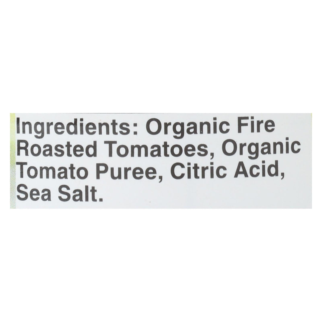 Muir Glen Fire Roasted Crushed Tomatoes - Tomato - Case Of 12 - 14.5 Oz. - Maras Green