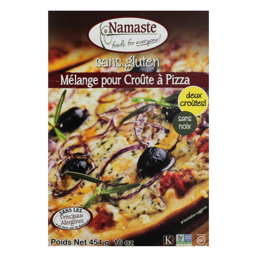Namaste Foods Gluten Free Pizza Crust - Mix - Case Of 6 - 16 Oz. - Maras Green