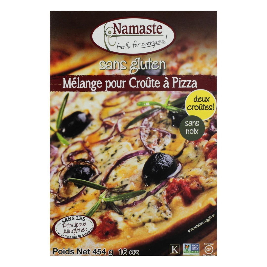 Namaste Foods Gluten Free Pizza Crust - Mix - Case Of 6 - 16 Oz. - Maras Green
