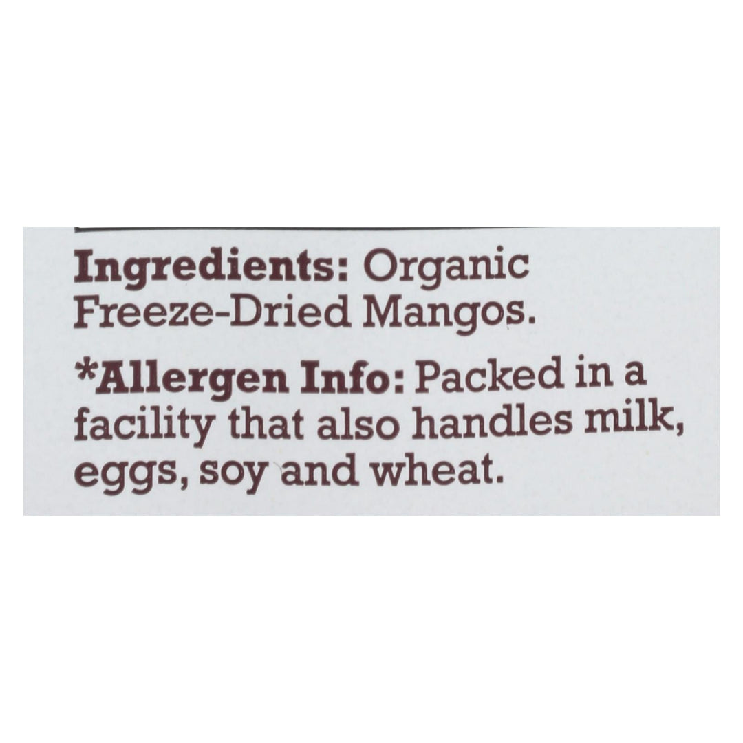 Natierra Freeze Dried - Mangos - Case Of 12 - 1.5 Oz. - Maras Green