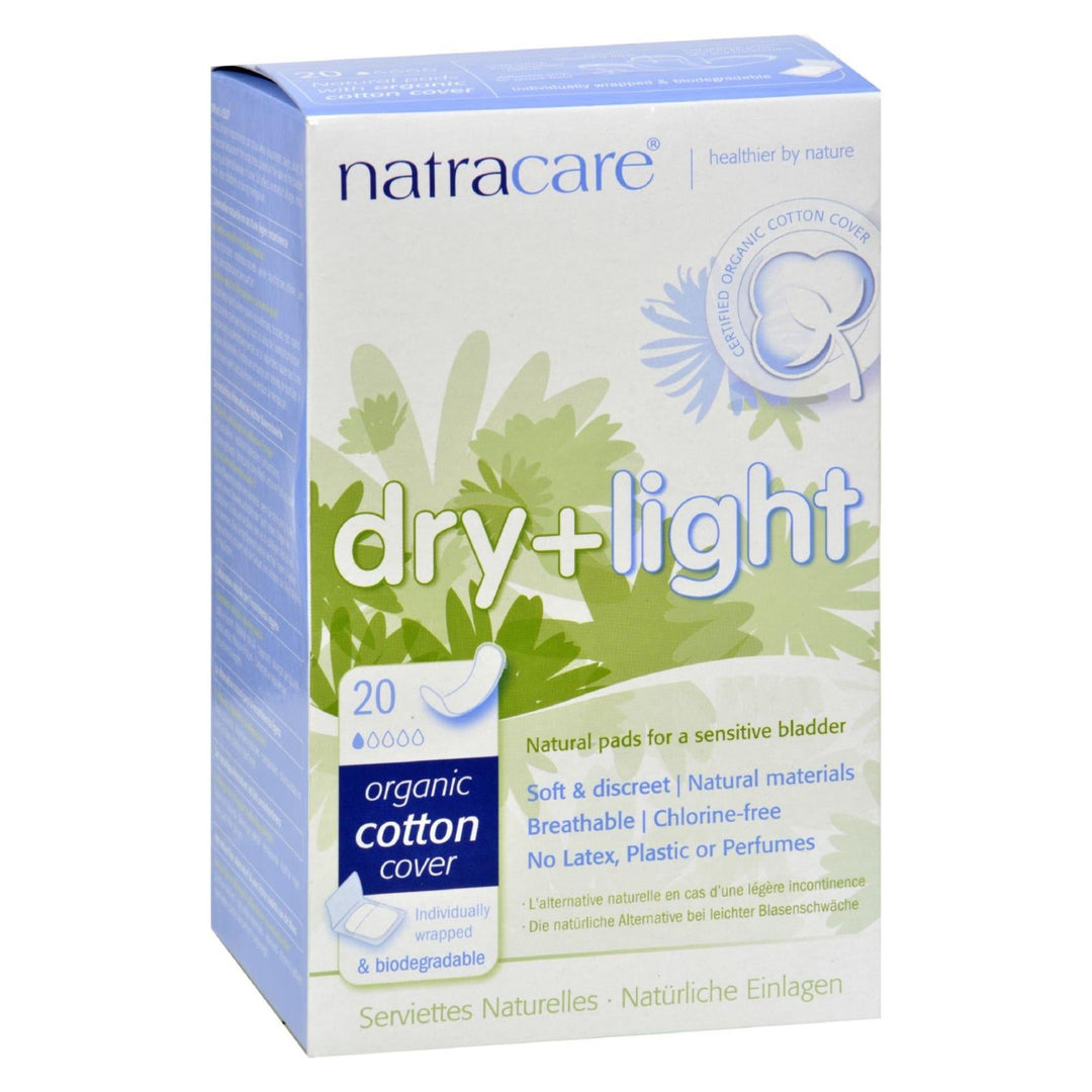 Natracare Dry And Light Individually Wrapped Pads - 20 Pack - Maras Green