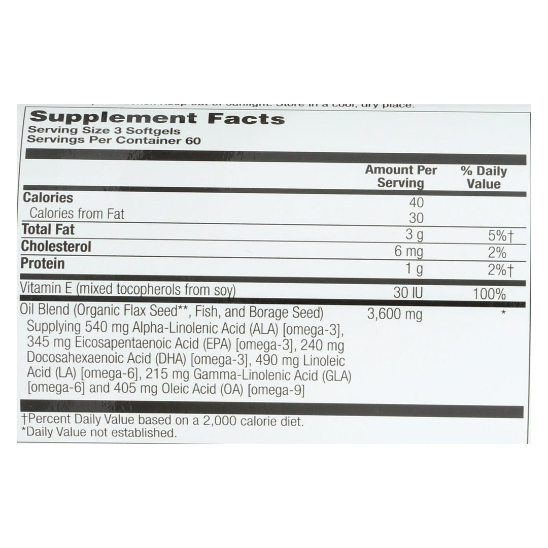 Natural Life Pet Products - Total Efa 1200 Mg - 1 Each - 180 Sgel - Maras Green