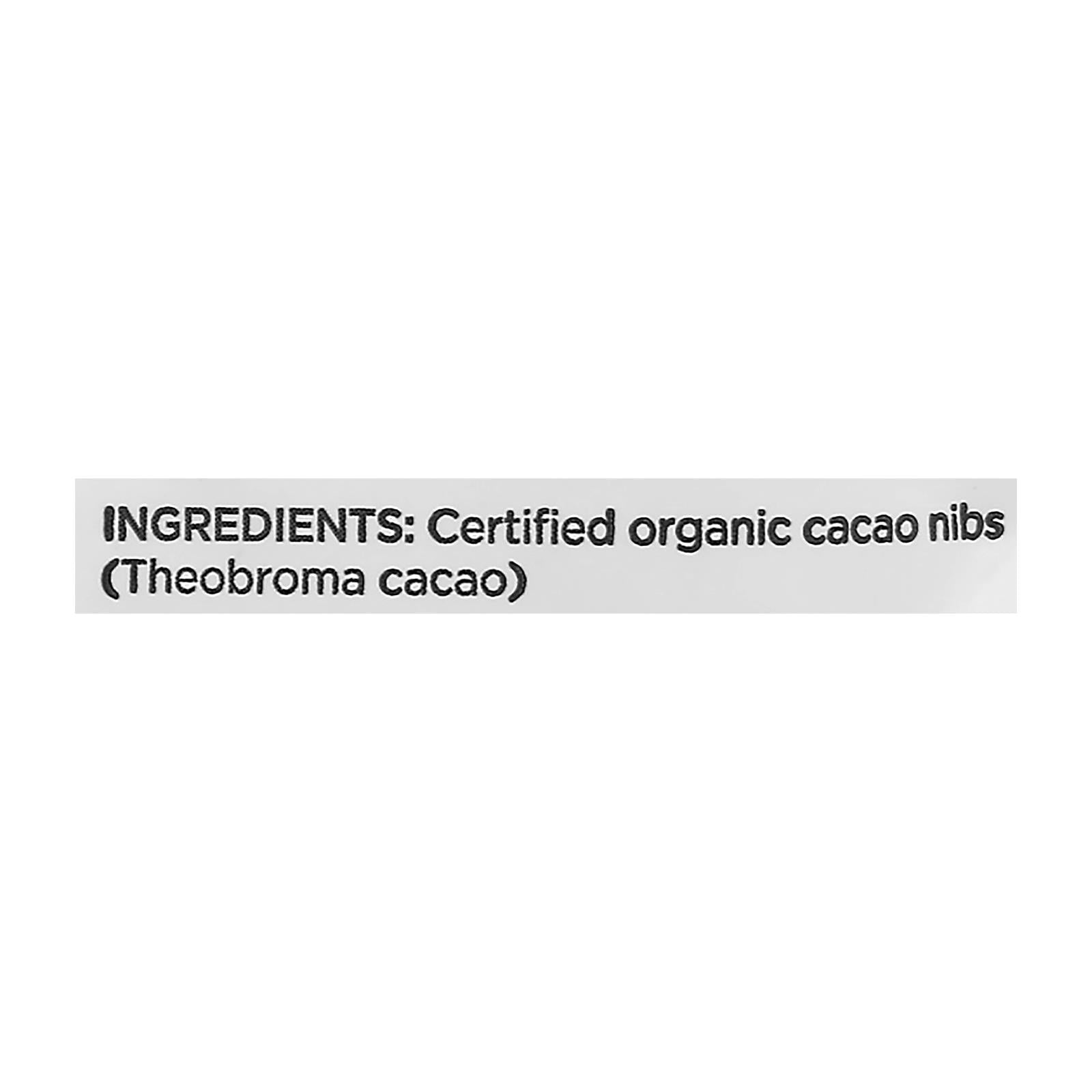 Navitas Naturals Cacao Nibs - Organic - Raw - 8 Oz - Case Of 12 - Maras Green