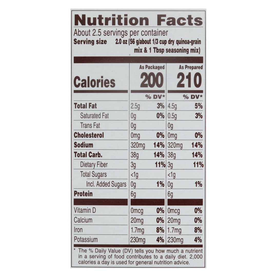 Near East - Quinoa Rosemary/olive Oil - Case Of 12 - 4.9 Oz - Maras Green